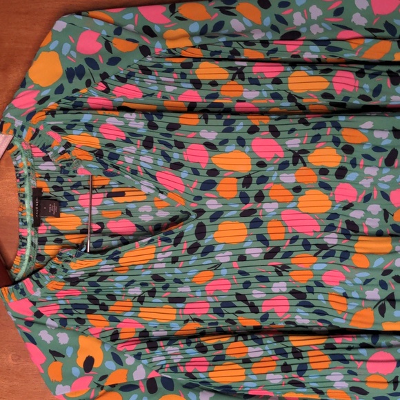 Halogen Pintuck Pleat Blouse Size S - Picture 2 of 7